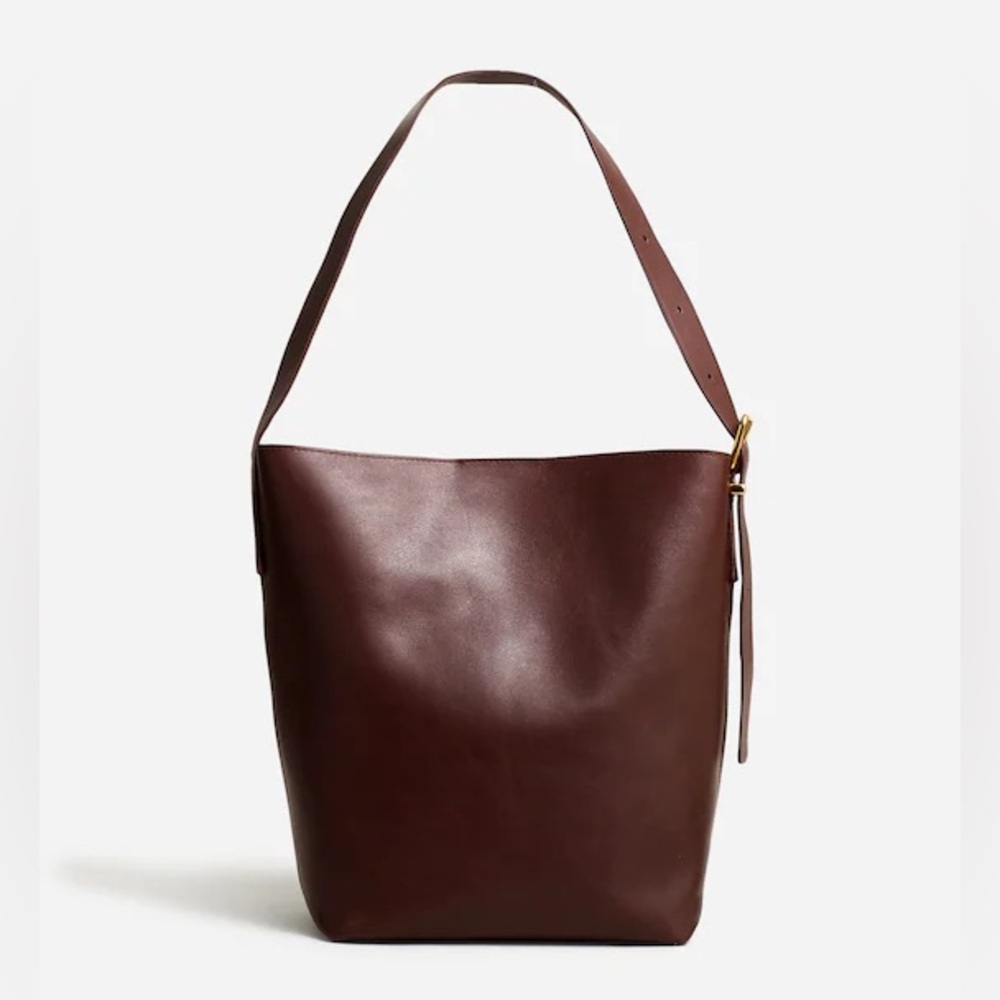 Elegant Brown 100%  Leather Tote Bag